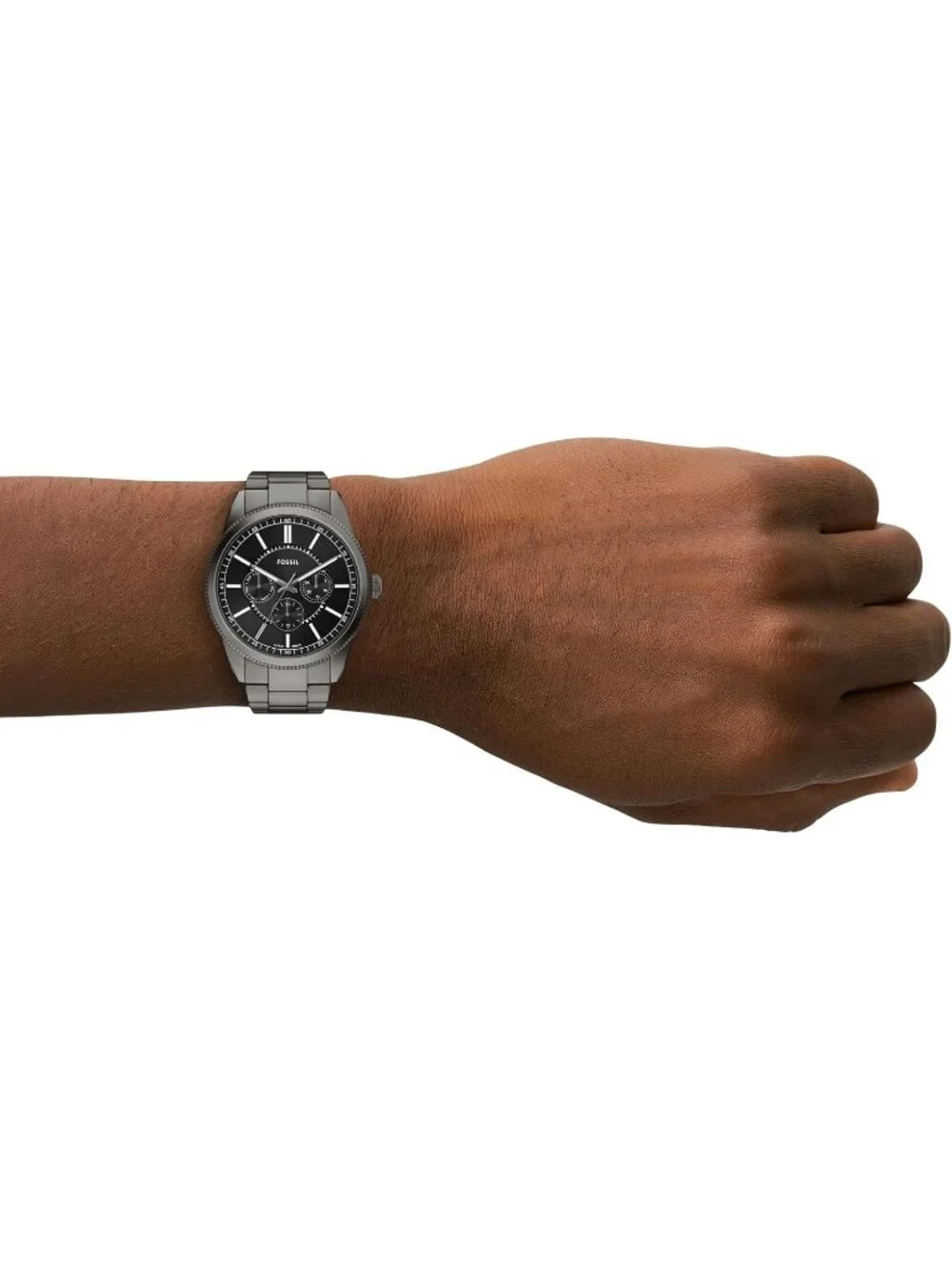 Men's Gunmetal/Black Pearson Multifunction Stainless Steel Case Wrist Watch